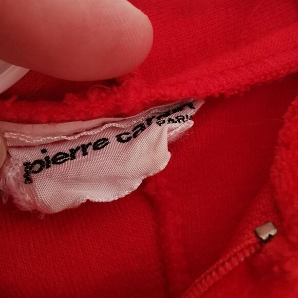 2/$30 Pierre Cardin red jumpsuit - Picture 3 of 4